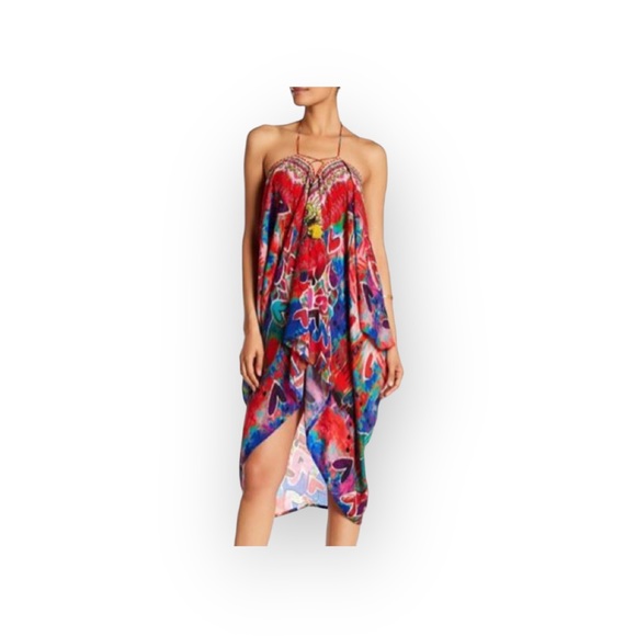 Shahida Parides Dresses & Skirts - new Shahida Parides ꕥ 4Ways to Wear Silk Butterfly Kaftan ꕥ Tunic Top or Dress